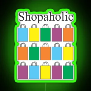 Shopaholic RGB Neon Sign