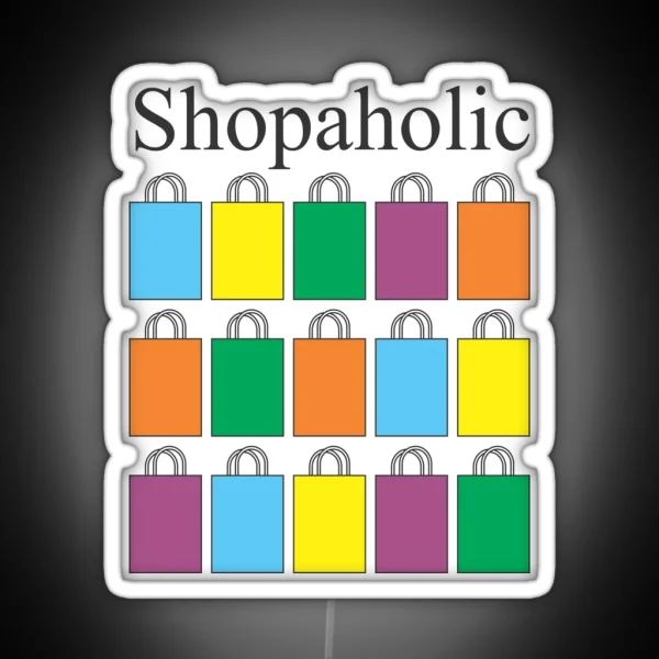 Shopaholic RGB Neon Sign