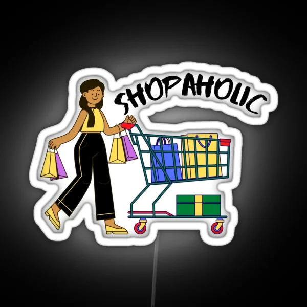 Shopaholic RGB Neon Sign