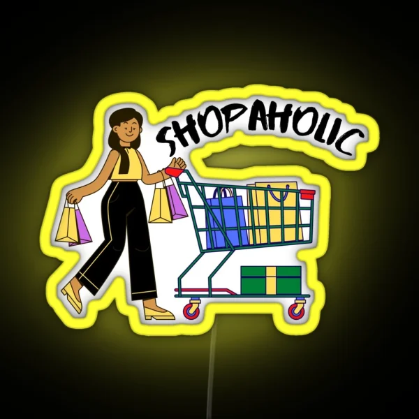 Shopaholic RGB Neon Sign