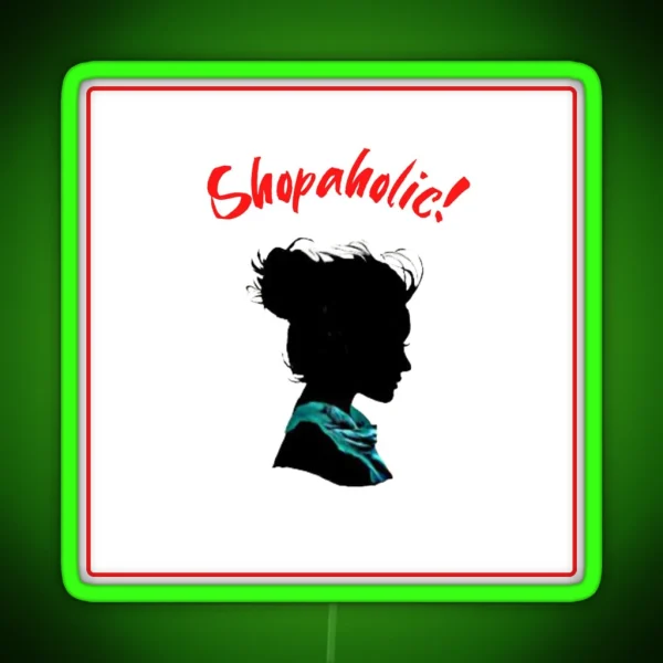Shopaholic RGB Neon Sign