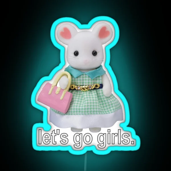Shopping Calico Critter RGB Neon Sign