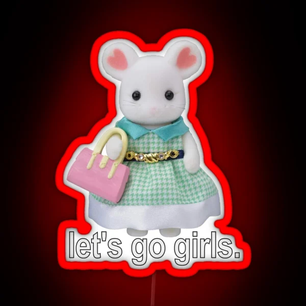 Shopping Calico Critter RGB Neon Sign