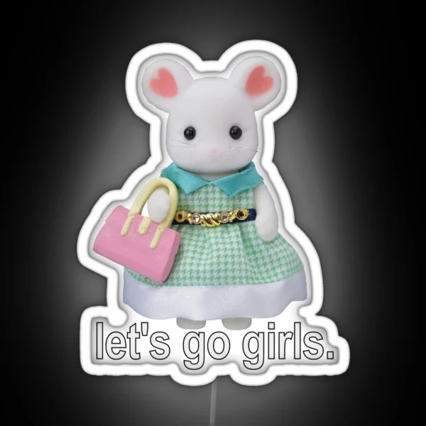 Shopping Calico Critter RGB Neon Sign