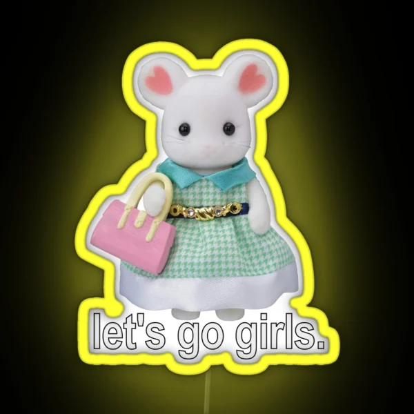 Shopping Calico Critter RGB Neon Sign