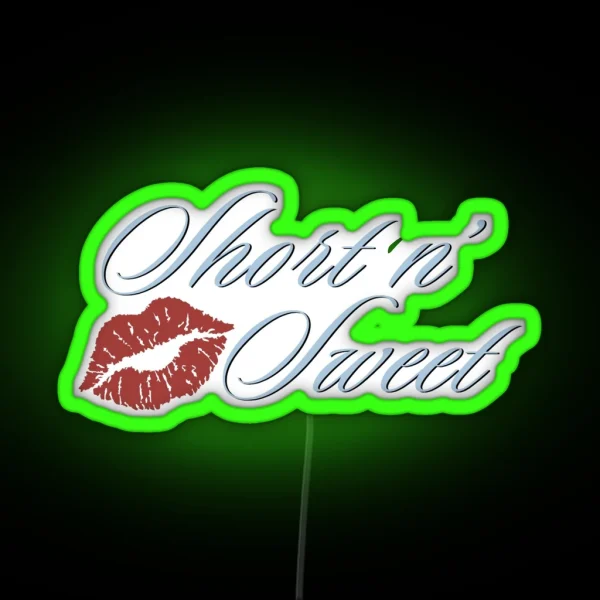 Short N Sweet Sabrina RGB Neon Sign