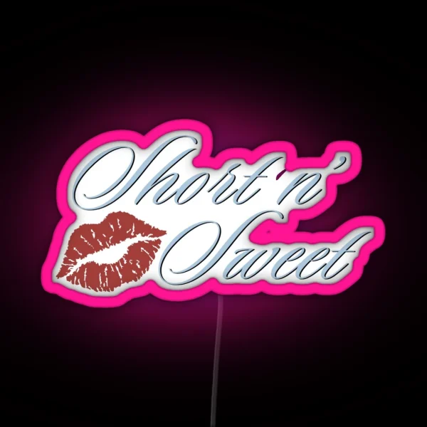 Short N Sweet Sabrina RGB Neon Sign