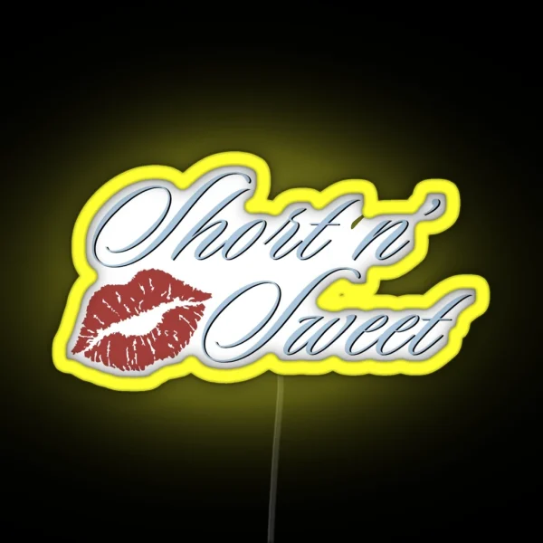 Short N Sweet Sabrina RGB Neon Sign