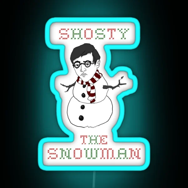 Shosty The Snowman RGB Neon Sign