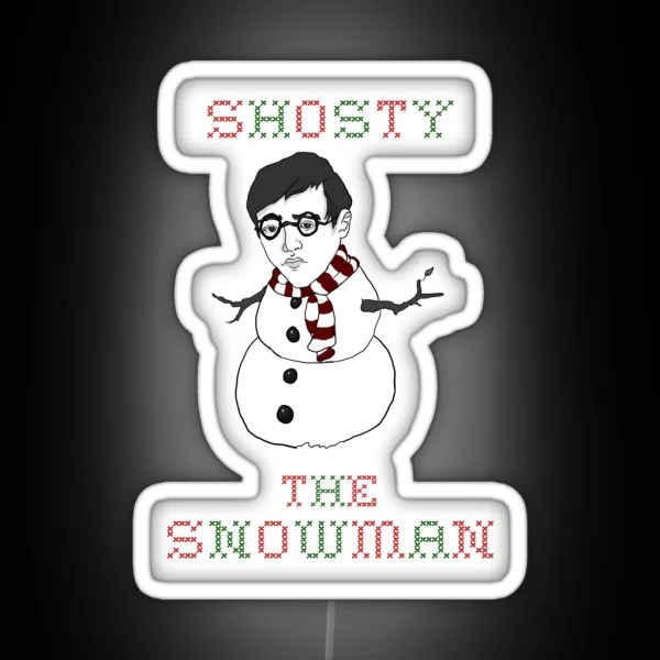 Shosty The Snowman RGB Neon Sign