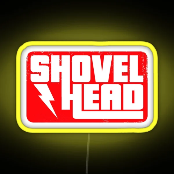 Shovelhead Classic Motorcycle RGB Neon Sign