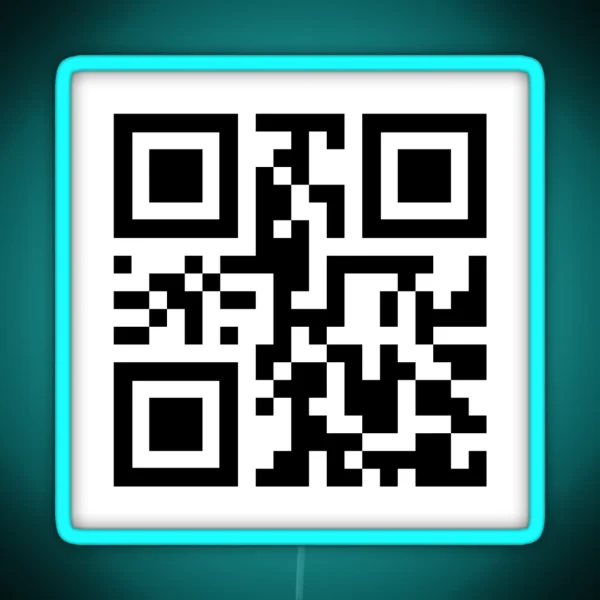 Show Your Tits QR Code RGB Neon Sign