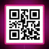 RGB Neon QR Code Sign - Show Your Tits (Pink Glow)