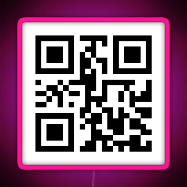 Show Your Tits QR Code RGB Neon Sign