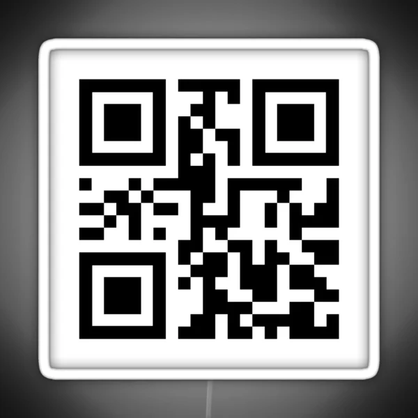 Show Your Tits QR Code RGB Neon Sign