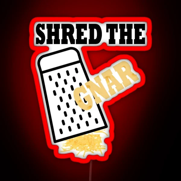 Shred The Gnar RGB Neon Sign