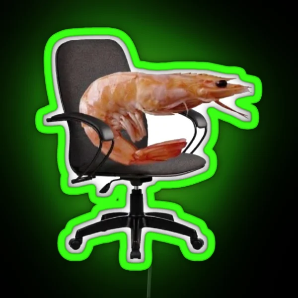Shrimp Posture RGB Neon Sign