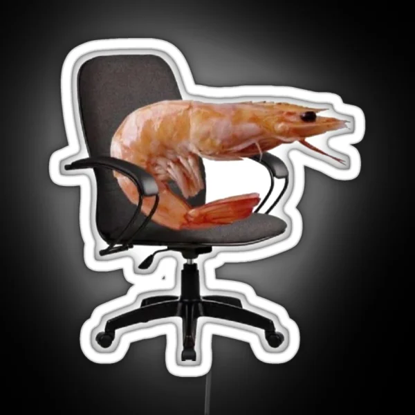 Shrimp Posture RGB Neon Sign