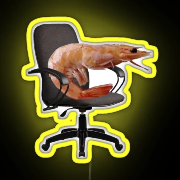 Shrimp Posture RGB Neon Sign