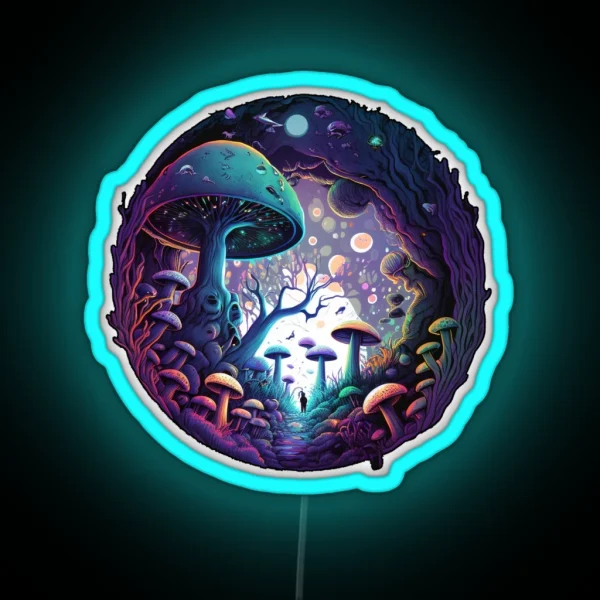 Shroom Visions RGB Neon Sign