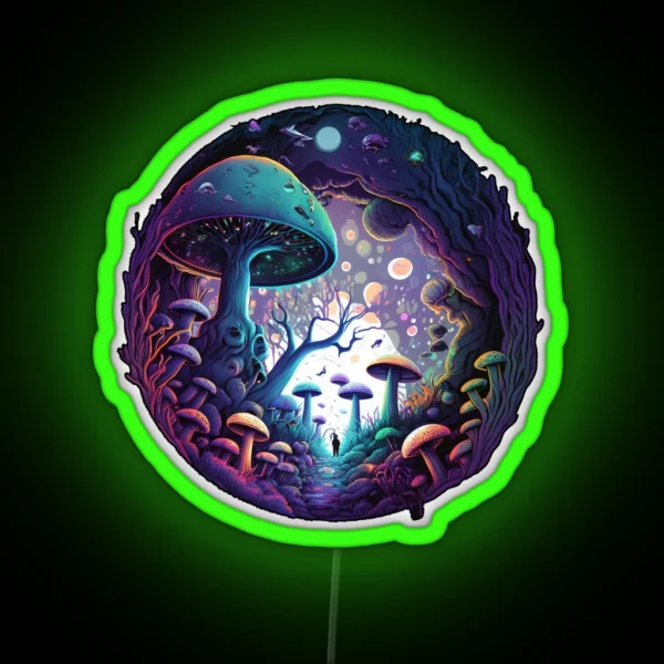 Shroom Visions RGB Neon Sign