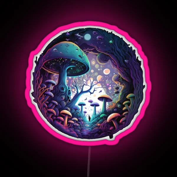 Shroom Visions RGB Neon Sign