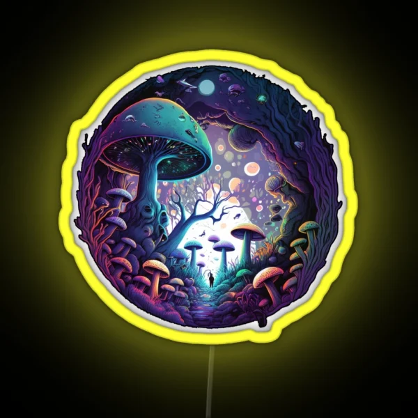 Shroom Visions RGB Neon Sign