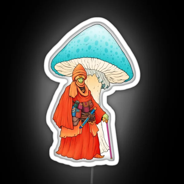 Shroom Wizard RGB Neon Sign