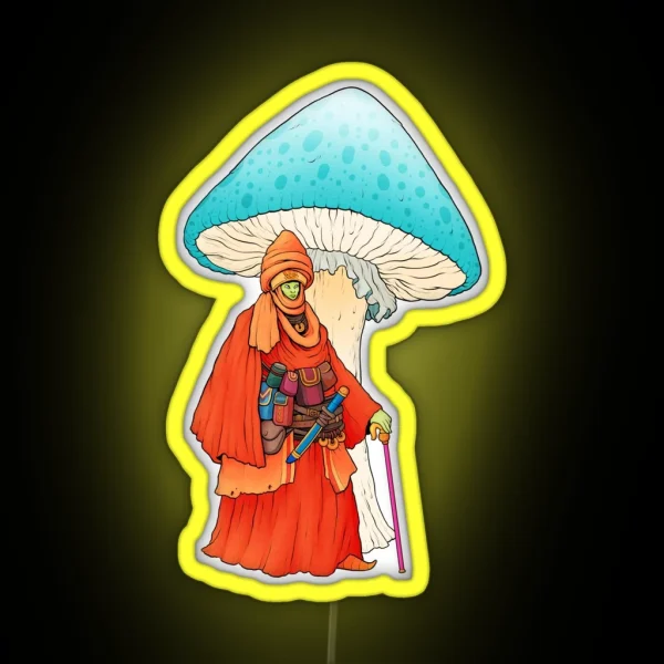 Shroom Wizard RGB Neon Sign