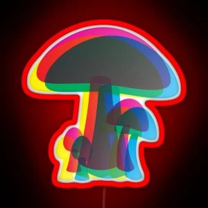 Shrooms RGB Neon Sign