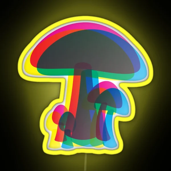 Shrooms RGB Neon Sign