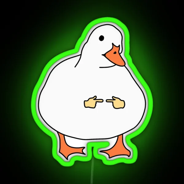 Shy Goose RGB Neon Sign