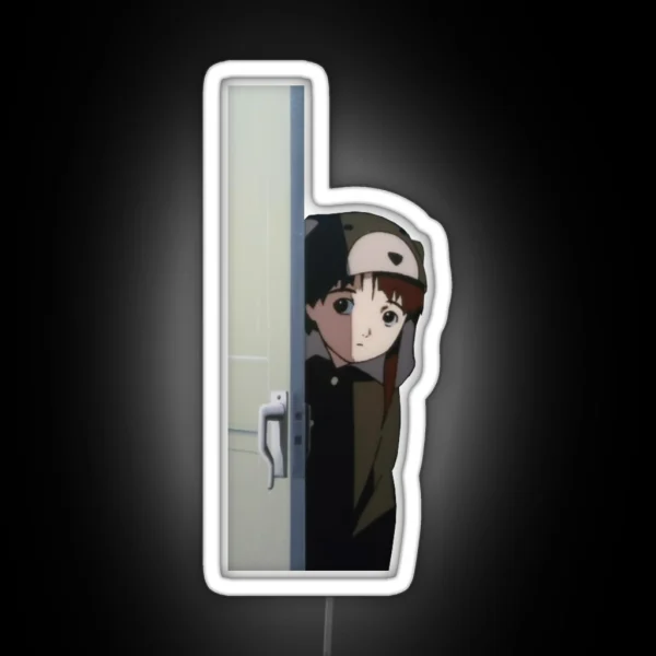 SHY LAIN Led PHONE CASE SAD JAPANESE ANIME AESTHETIC RGB Neon Sign