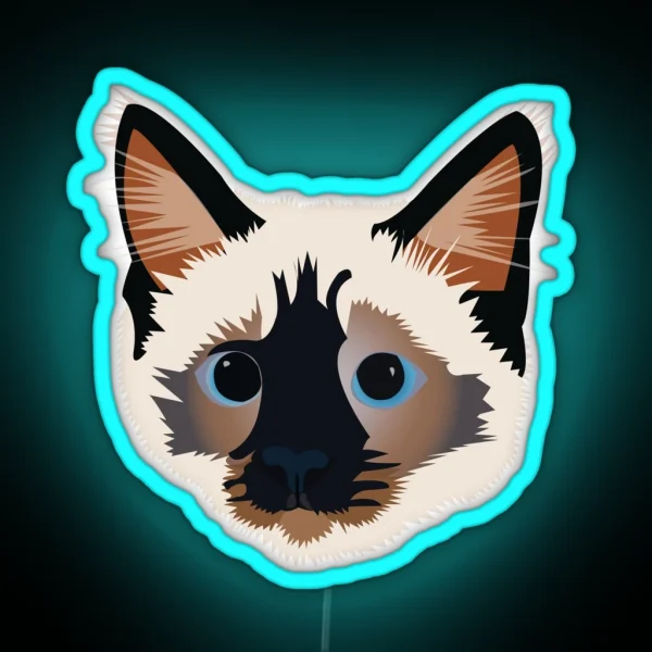 Siamese Cat RGB Neon Sign