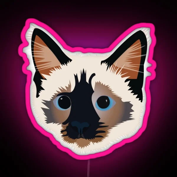 Siamese Cat RGB Neon Sign
