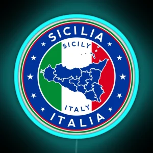 Sicily Sicilia Italia RGB Neon Sign