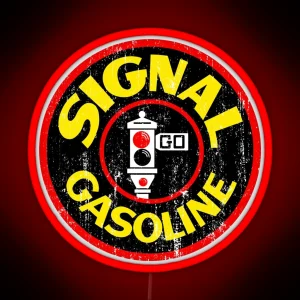 Signal Gasoline RGB Neon Sign