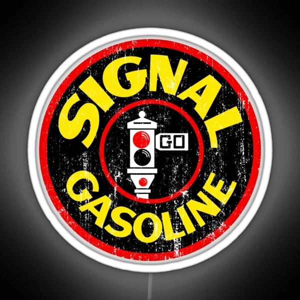 Signal Gasoline RGB Neon Sign