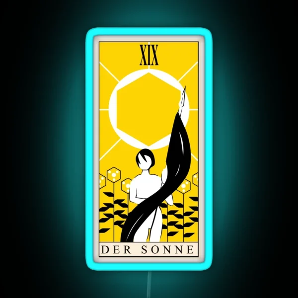Signalis Tarot The Sun RGB Neon Sign