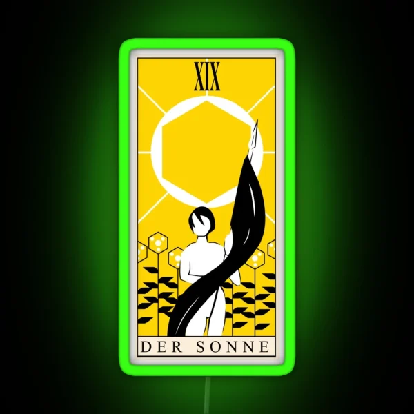 Signalis Tarot The Sun RGB Neon Sign