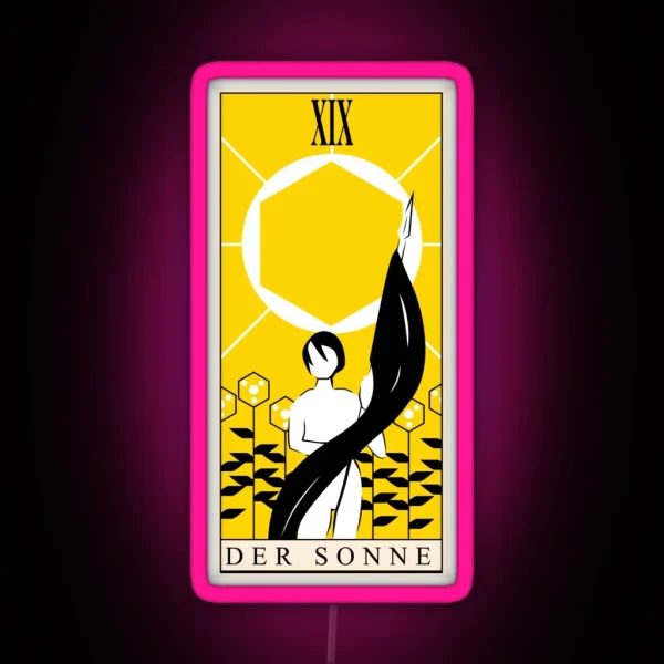 Signalis Tarot The Sun RGB Neon Sign
