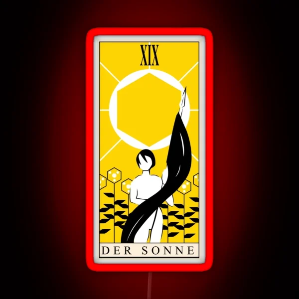 Signalis Tarot The Sun RGB Neon Sign