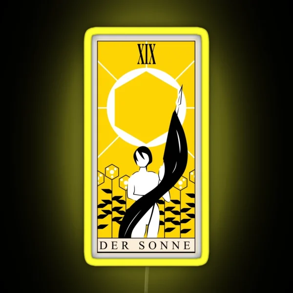 Signalis Tarot The Sun RGB Neon Sign