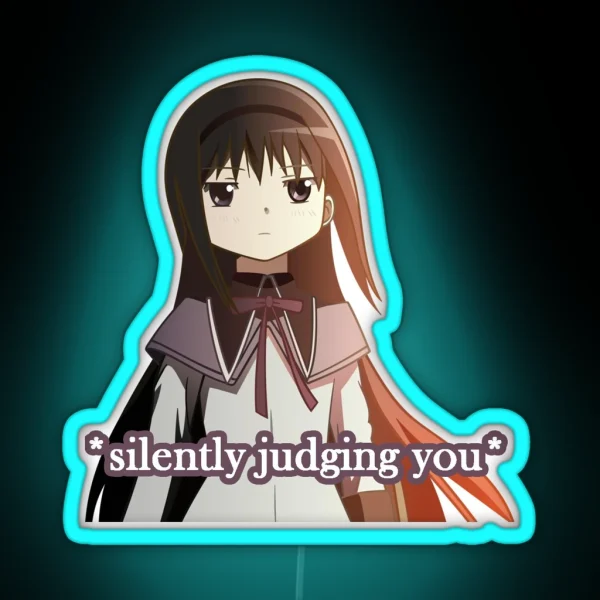 Silently Judging You RGB Neon Sign