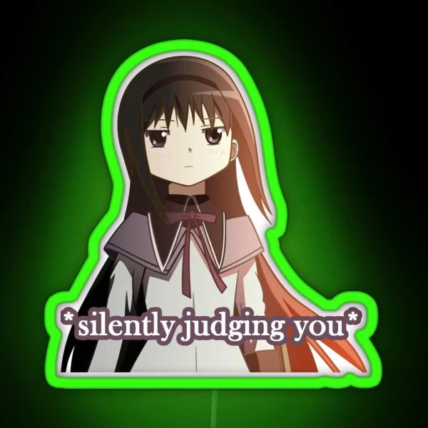 Silently Judging You RGB Neon Sign