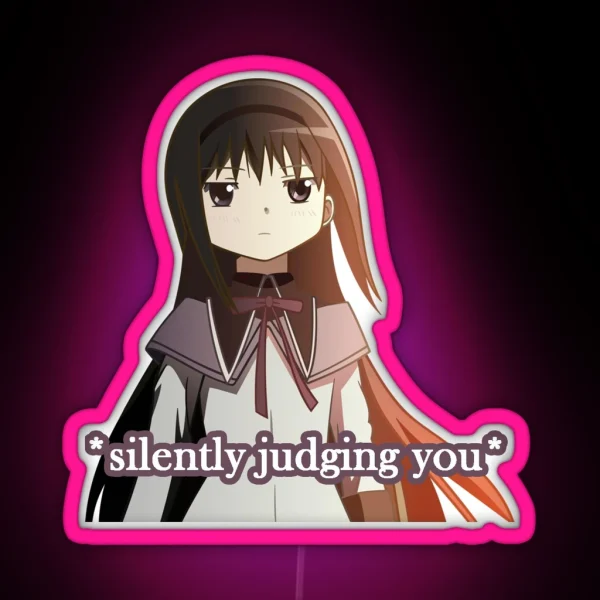 Silently Judging You RGB Neon Sign