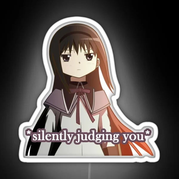 Silently Judging You RGB Neon Sign