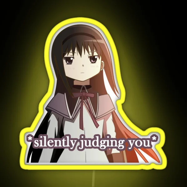 Silently Judging You RGB Neon Sign