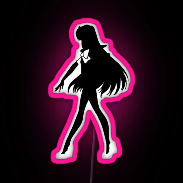 Silhouette Mars RGB Neon Sign