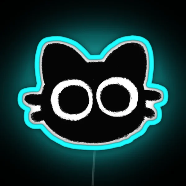 Silly Cat RGB Neon Sign